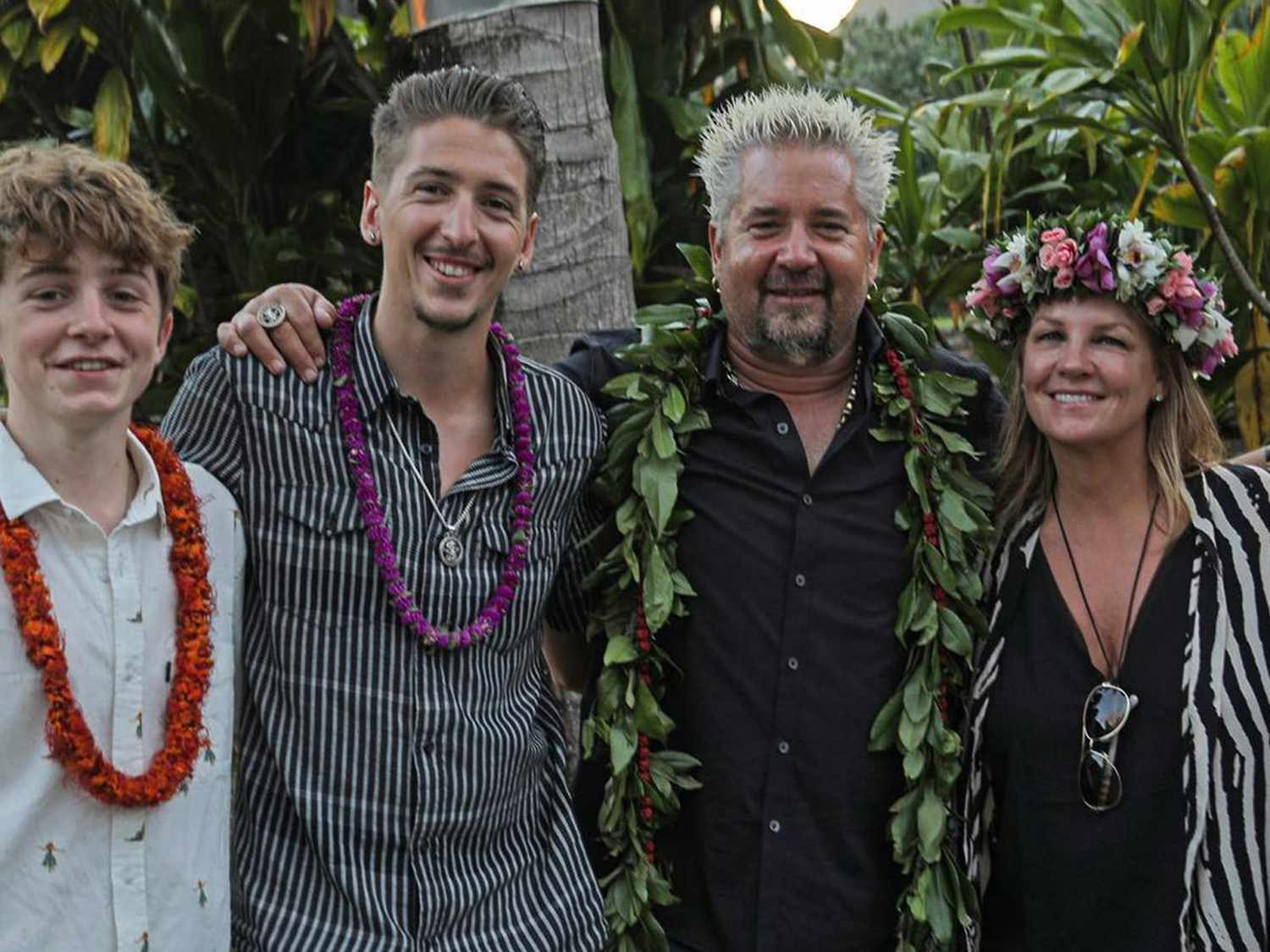 Guy Fieri and his mother
