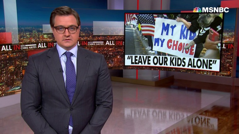 SAD NEWS: The wife of MSNBC host Chris Hayes is battling cancer, and Chris is preparing to take a break from MSNBC to brace for the worst.