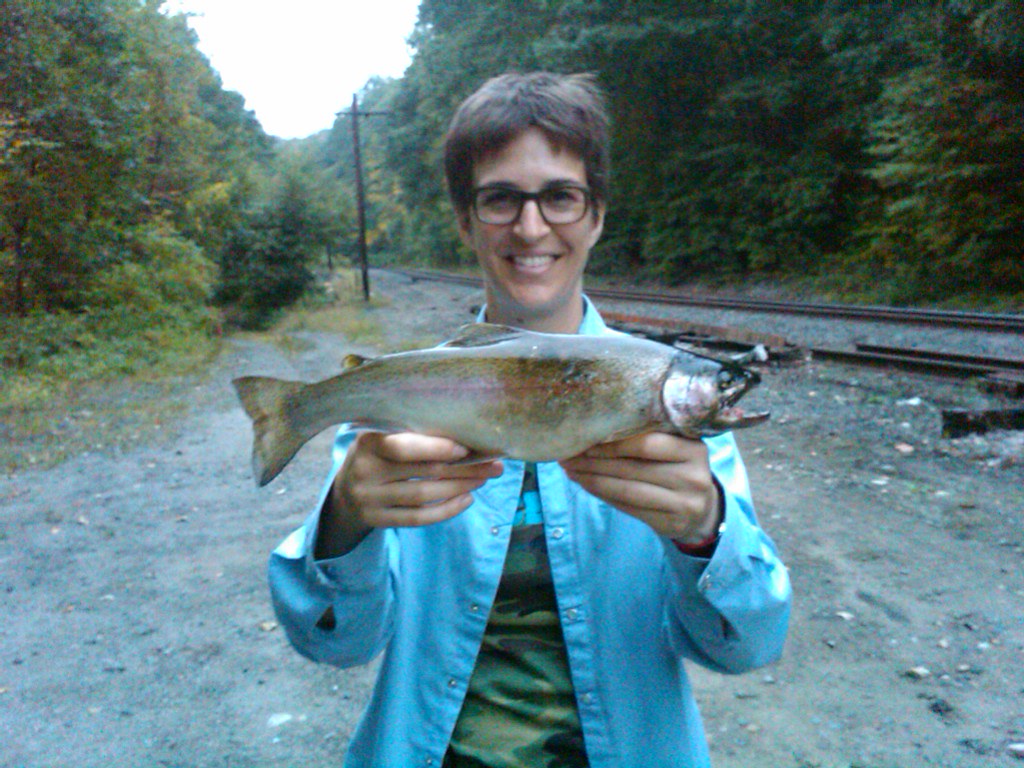 Rachel Maddow loves to fish with us
